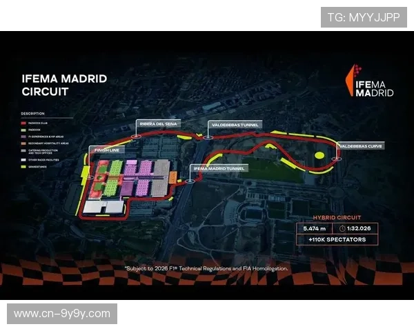 马德里全新赛道融合会展中心，设计兼顾观赛与城市景观